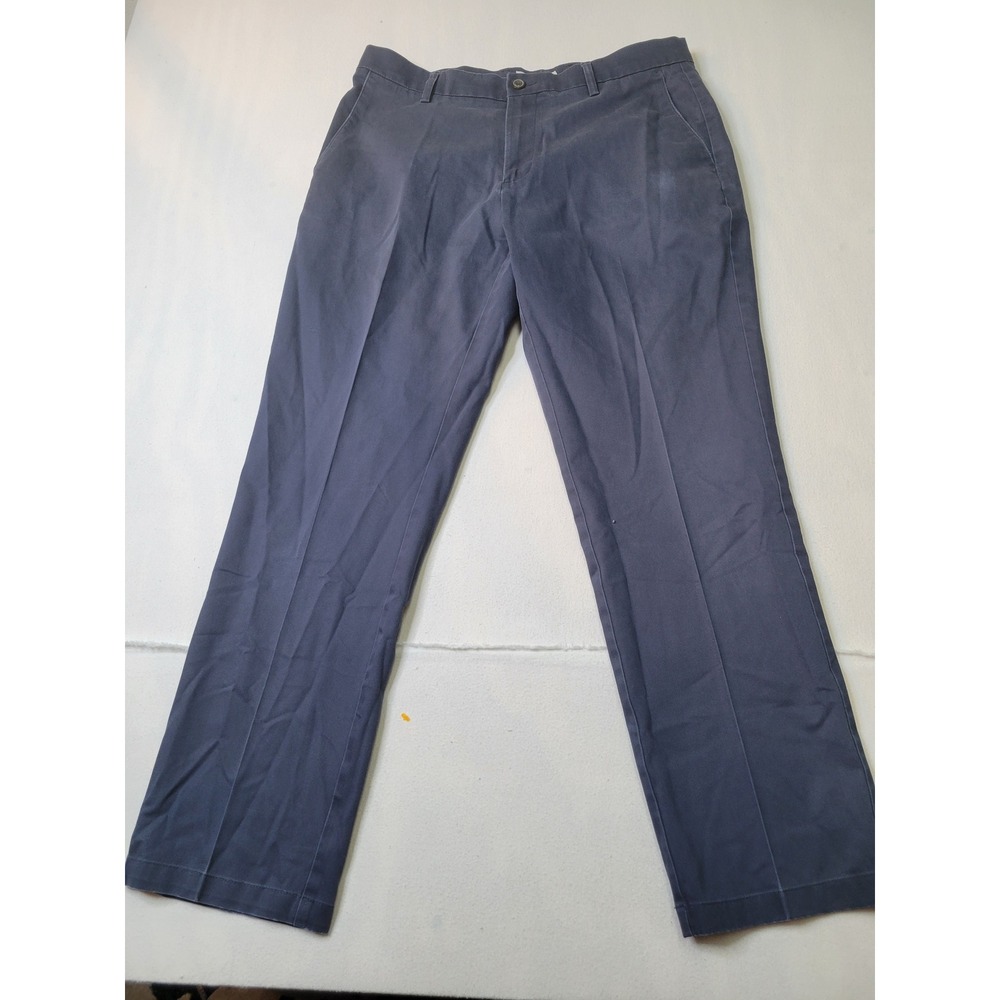 Goodthreads Mens Athletic Fit Chino Pants Navy Blue 34W x 30L Tapered Leg 2910